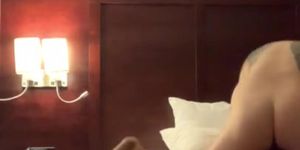 My transsexual gf the film us having sex in a hotel room