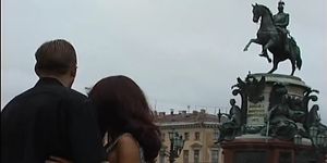 Blonde amateur baisée en public à Saint-Pétersbourg
