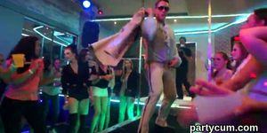 Unusual chicks get absolutely delirious and undressed at hardcore party