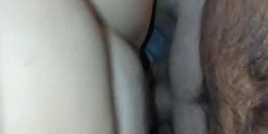POV... Loud moaning orgasm from hubby's small cock inside me