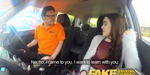 Fake Driving School Sexy horny new learner has a secret surprise (Ryan Ryder, Lola Rae)
