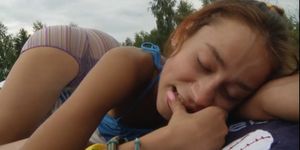 Two sapphic teenies from Russia - video 1