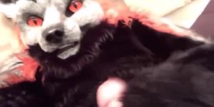 Fursuiter Jerks Off and Cums While Dirty Talking Alpha