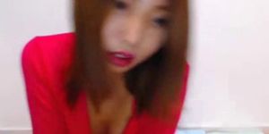 D - Sexy Asian babe with great tits strips and teases pt1