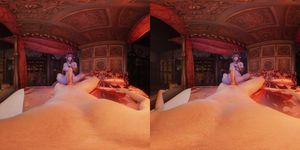 DAEMON GIRL: A Succubus Gives You a Footjob VR 3D