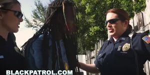 BLACK PATROL - Cougar Cops Maggie Green and Joslyn Bust Rastafarian Graffiti Artist