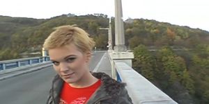 Delighting pussy outdoors - video 19