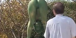 Free jav of Crazy Japanese bronze statue part4 - video 2