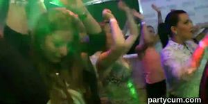 Sexy nymphos get absolutely silly and nude at hardcore party - video 1