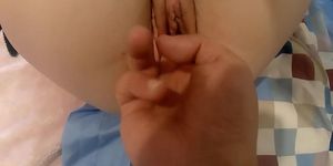 Multi orgasm to four fingers, pussy, licked