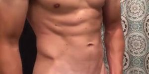 PeterPiperPlease Lean Muscular Young White Guy Jerking Off Six Pack Abs and Nice Ass