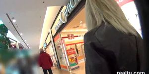 Beautiful czech teen is seduced in the supermarket and pounded in pov