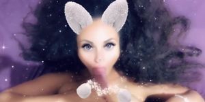 Princess Jasmine Sensual Blowjob Snapchat Video
