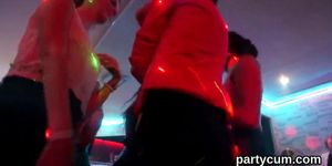Spicy girls get completely insane and nude at hardcore party