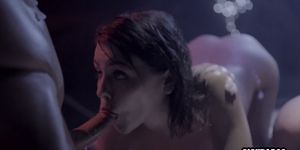 Sexy babes gets their tight pussies in a weird show (Adriana Chechik, Kristen Scott)