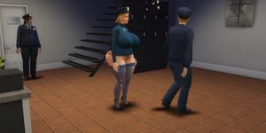 Police wife fucked and impregnated after having fight with husband