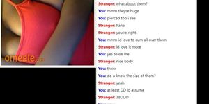Omegle Black Girl Teases Out Her Huge Pierced Boobs