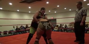 Men dominating women in the wrestling ring 26