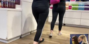 Beauties shopping for smells  Candid 4k
