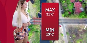 Arely Hernandez montenegro sexy upskirt en minifalda muy corta HD