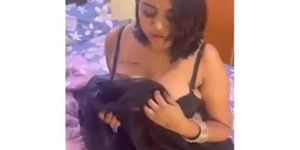 horny gf showing big tits..