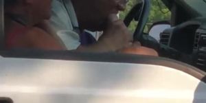 Man Gets Caught Slipping In Traffic Sucking On His Wife Feet!