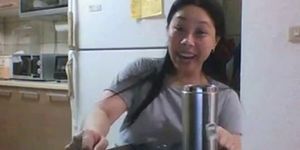 Skype Slut Miss Z Playing in Kitchen - Copy - video 1