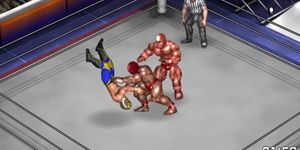 Fire Pro Wrestling World - Gyaku Male Ryona - Giant Brothers vs Tiger Mask
