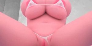 Animated with hot massive breasts - video 1