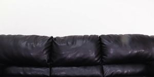 Young Babe Alyssa Auditions for Anal Creampie on Black Couch