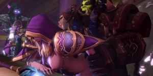 Jaina Wanted Peace, But Thrall Needs Rough Sex World Of Warcraft Looped Version 3D Anim Sound