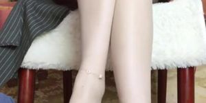 Chinese Girl Pantyhose Steaming ? 20200604_002626
