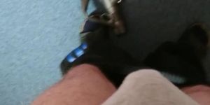 Vacuuming my dick (with cumshot)