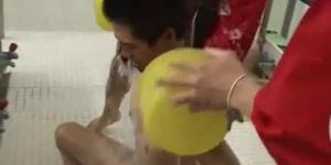 Public bath Japanese gay orgy