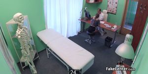 Russian babe jizzed by doctor