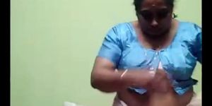 Mallu aunty getting stripped