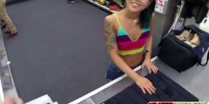 Cutie tight Asian pawned her cute pussy