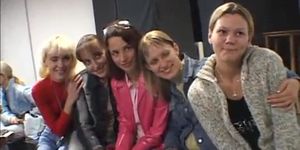 92 Russian Girls Auditions [DWX-04] (part 1) 15 min (amateur )