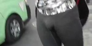 Lycra bulge in the street