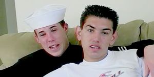 BOY PORN PASS - Hardcore fuck from behind and cock sucking with sailors