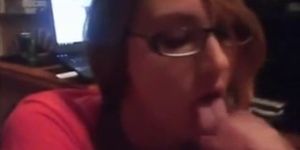 wild horny girl with glasses know how to fucks her man