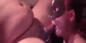 Masked Amateur Gives A Blowjob