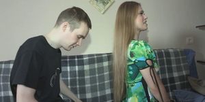 Stunning russian gf fucked in front of bf
