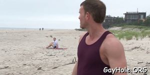 Ginger hunk sucks dick and fucks - video 1