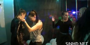 Wild and raucous pole party - video 11