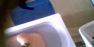 Hidden cam footage of a gf masturbating