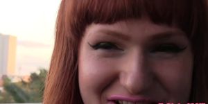 Ginger tgirl fucking trans babe after rimming