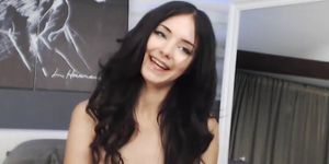 Cute teen masturbating on cam