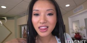 Hottie loves erected cocks a lot - video 8