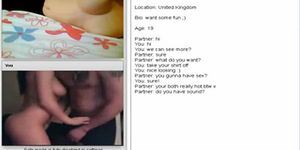 Chatroulette #90 Horny with perfect tits masturbates